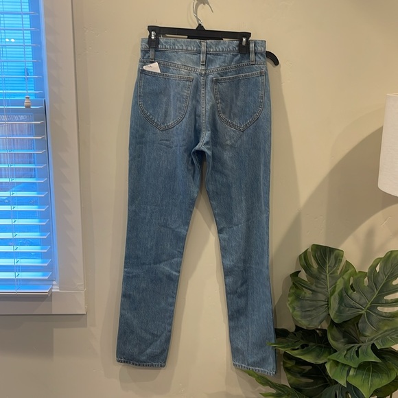 NWT Frame Denim Jeans Women Size 26 Blue True Straight Riverwalk Straight Leg - Picture 7 of 7